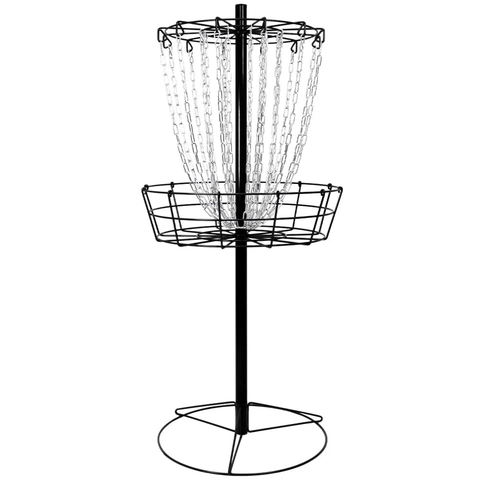 Remix Double Chain Basket assembly guide showing quick setup for practice.