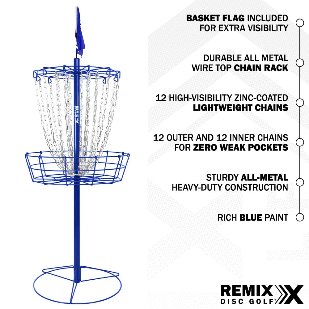 Remix Double Chain Basket metal chains closeup shows durable construction