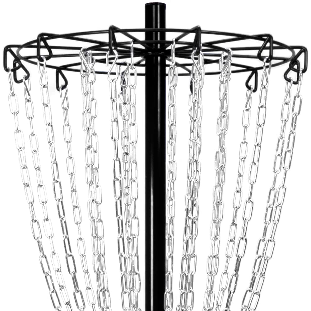 Remix Double Chain Basket metal frame showcases heavy-duty construction.