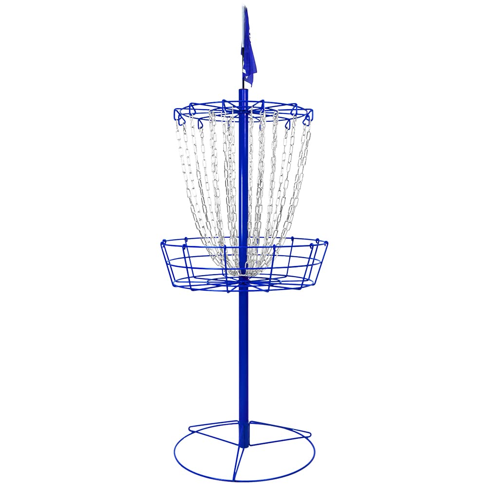 Remix Double Chain Basket portable design enables easy transport to practice sites
