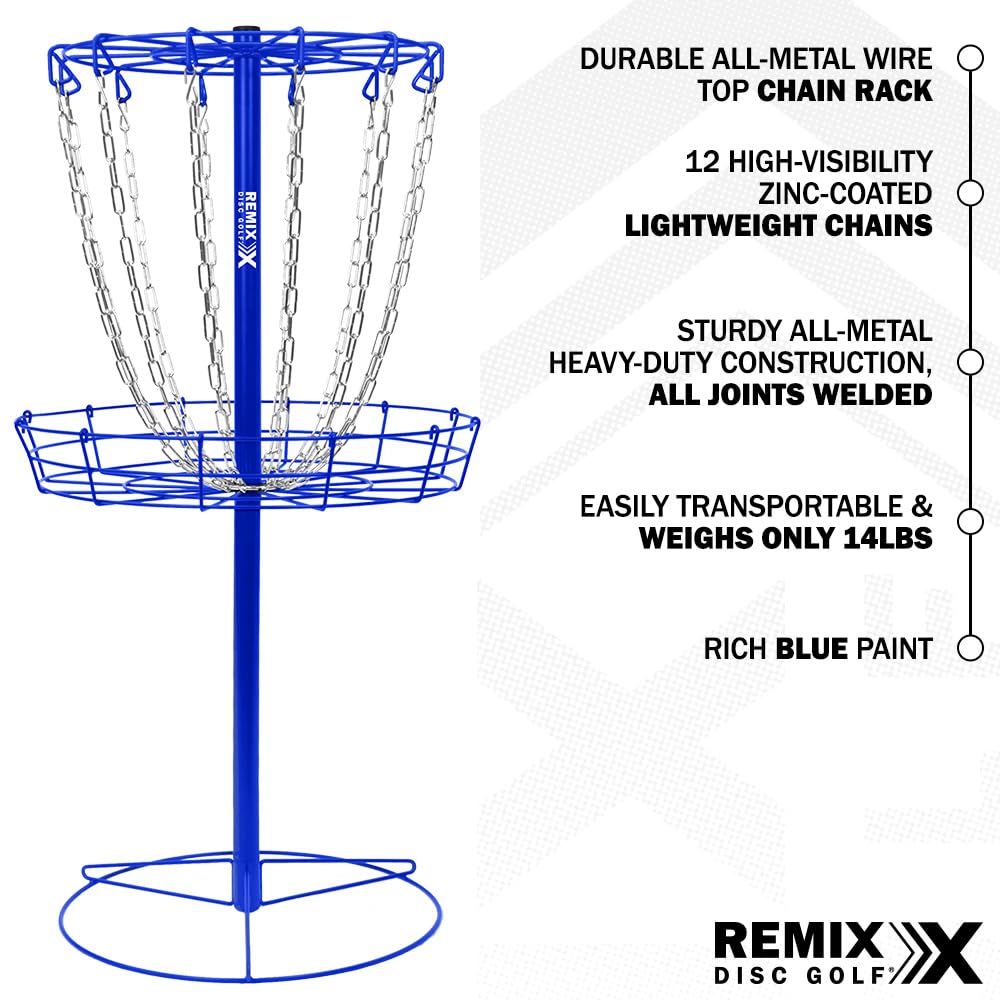 Remix basket royal blue assembly demonstrates tool-free, quick setup