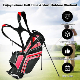 Renatone golf stand bag breathable back support improves carrying feel.