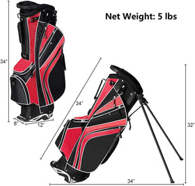 Renatone golf stand bag anti-slip feet prevent scratches and stay stable.