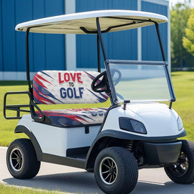 Renewold golf cart seat cover full-coverage protects against dirt and wear.