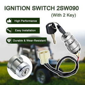 Repustor ignition switch side view shows compact design for easy installation