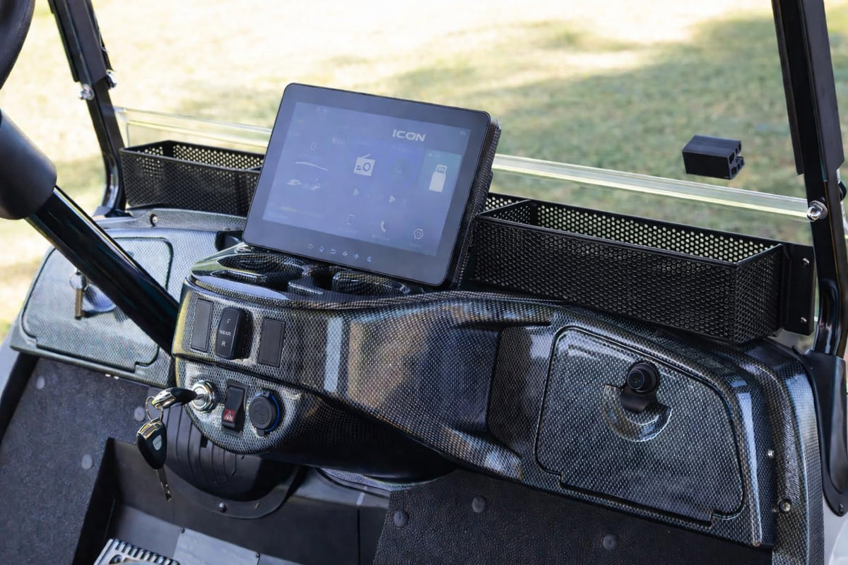 REVENGE dash organizer tray for ICON 2024+ front dash, convenient storage for small items.