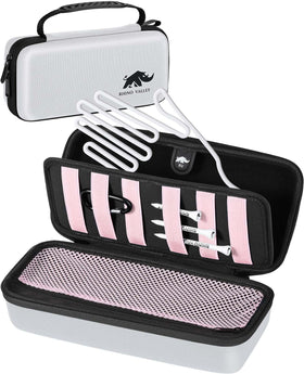 Rhino Valley Golf Glove Holder Case with mesh pocket for storing balls and tees.