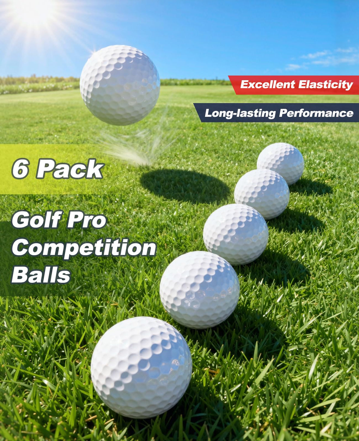 Rhino Valley golf tees seven striped ensure clean ball placement in rough.