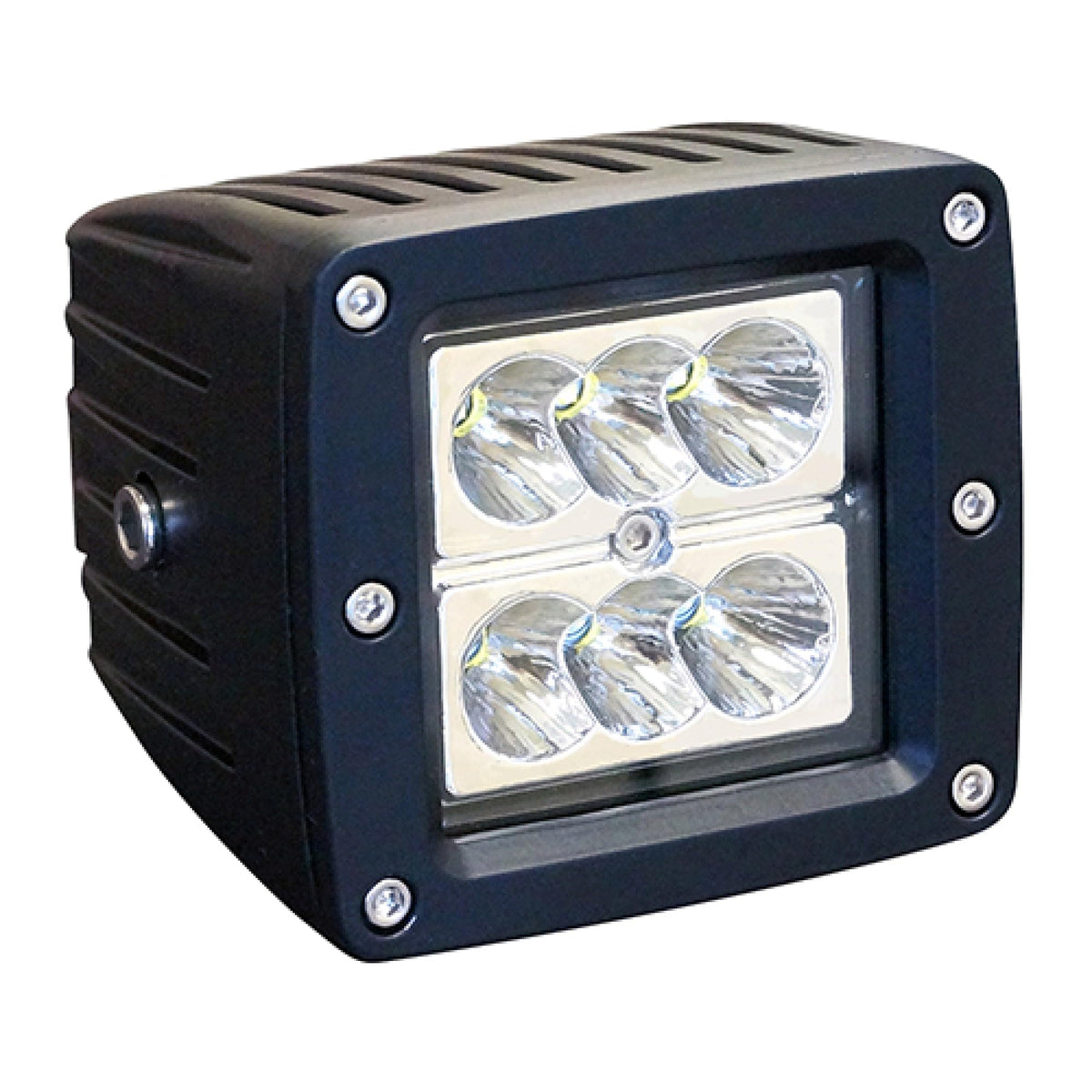 RHOX Red Hawk LGT-726L spotlight close-up shows rugged LED durability for off-road use.
