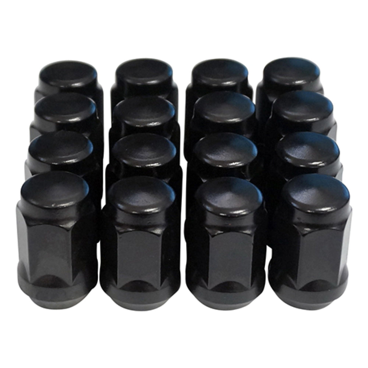 RHOX Red Hawk TIR-911S lug nuts flat black secure golf cart wheels.