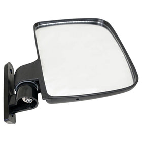 RHOX UTV-style mirrors offer a wide rear view for safe trail and road use.