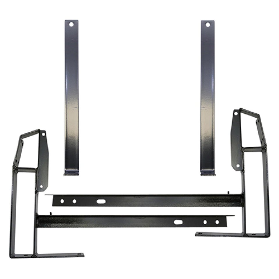 RHOX Red Hawk BOX-118 mounting brackets for EZ-GO TXT carts ensure secure, simple installation.