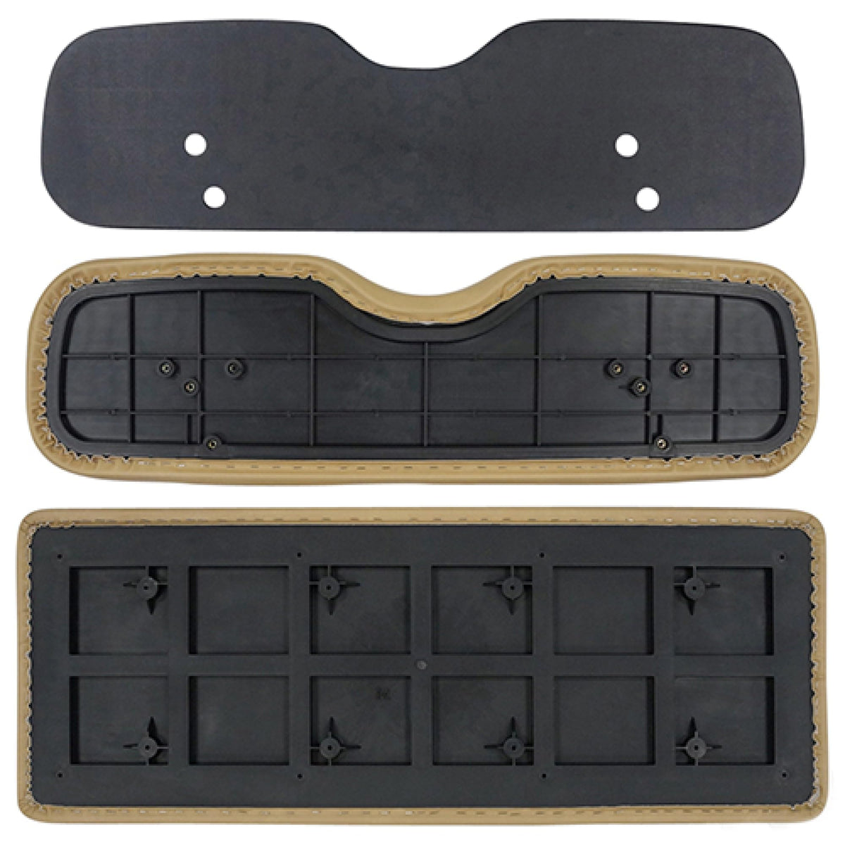 RHOX Red Hawk Seat-610U-T cushion set designed for EZ-GO TXT carts