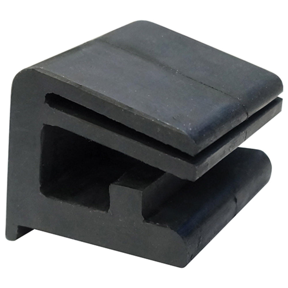 RHOX Red Hawk windshield attachment secures Club Car 1-inch struts for a stable fit.