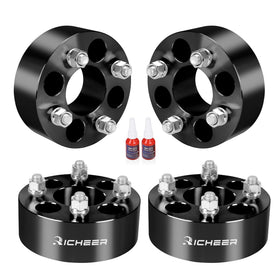 Richeer 2-inch wheel spacers for EZ GO carts improve clearance and stability.