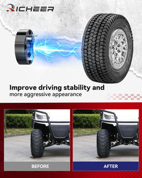 Richeer 6061-T6 aluminum spacers combine strength with light weight.