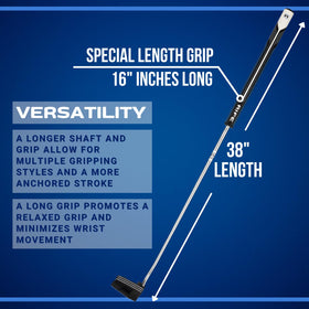 Rife ENZO putter 380-gram head adds weight for steadier setup
