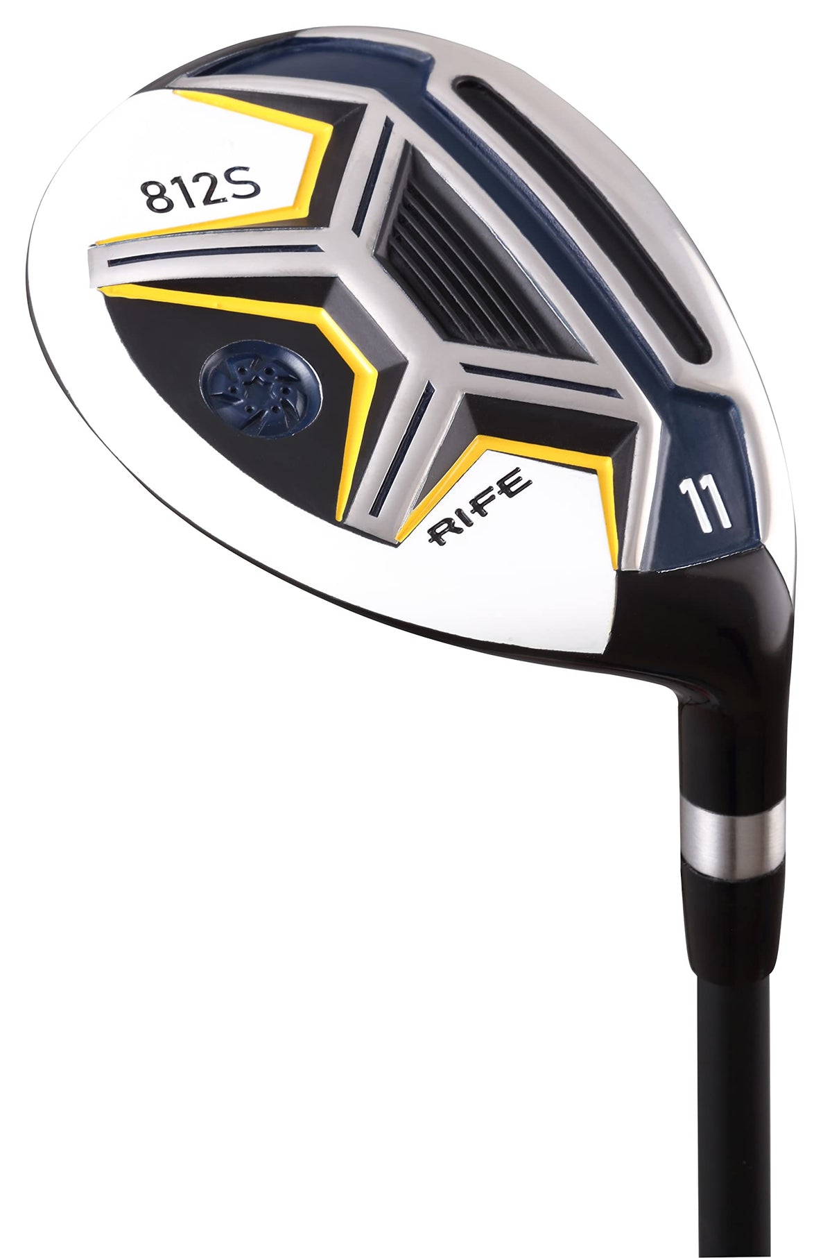 Rife Golf 812s offset 11 wood profile highlights ultra-low center of gravity for launch.