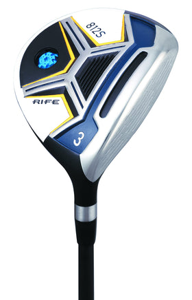 Rife Golf 812s #3 Wood top view highlights the compact aerodynamically designed head