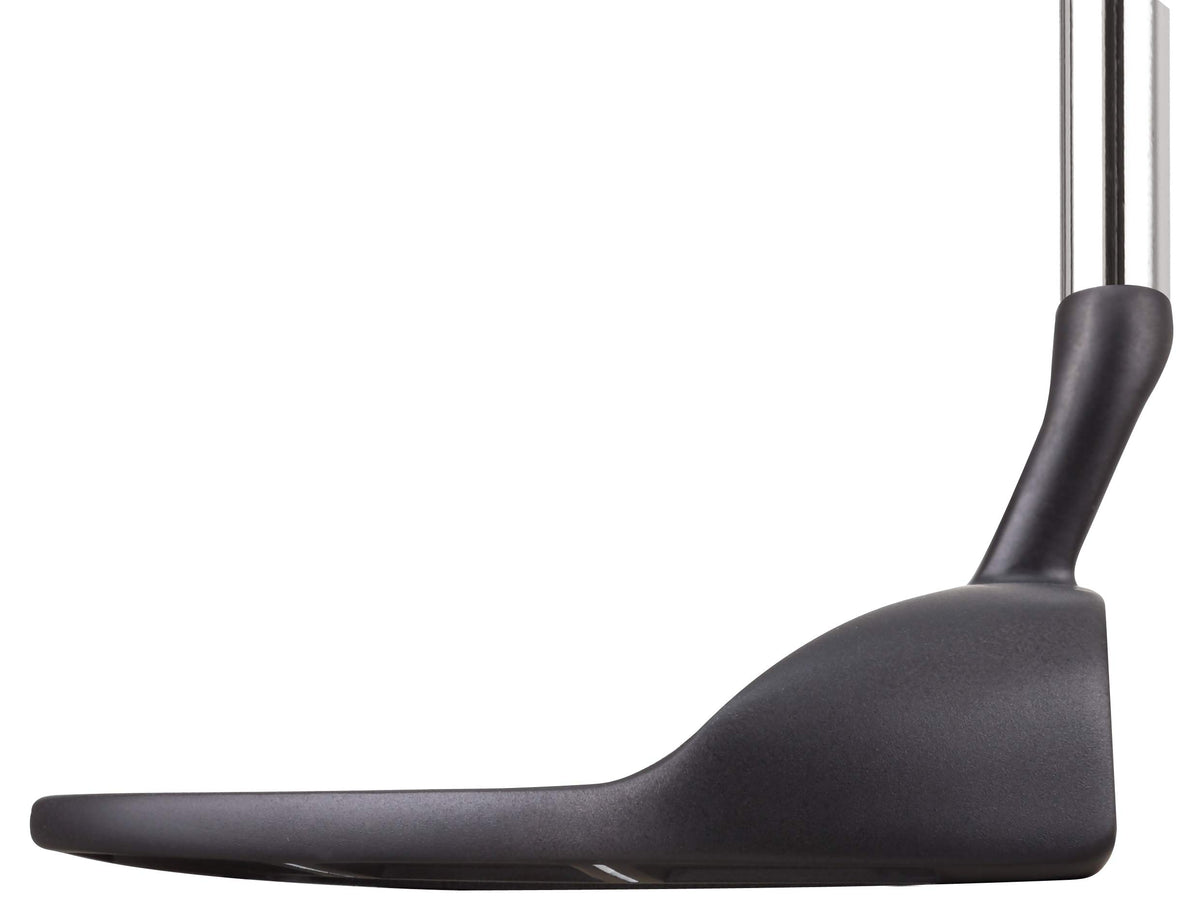 Rife Golf black PVD head finish reduces glare for confident reads.