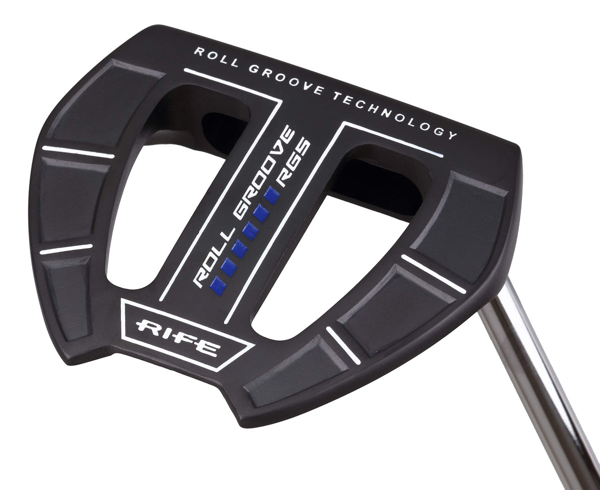 Rife Golf precision milled top edge enhances weight balance.