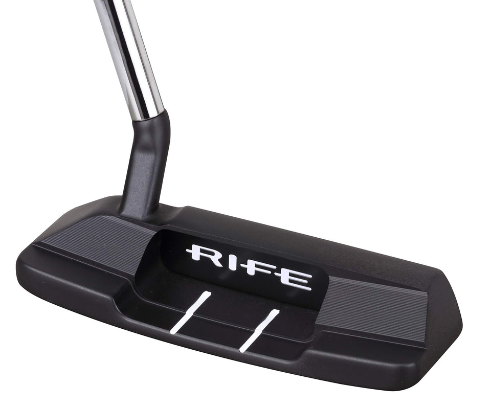 Rife RG2 Roll Groove face delivers consistent roll and on-line alignment.