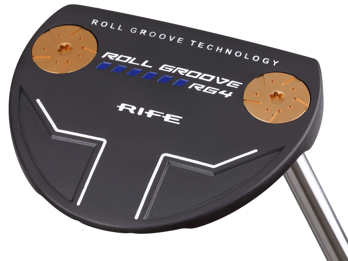 Rife Golf RG4 black PVD non-glare finish reduces distraction.