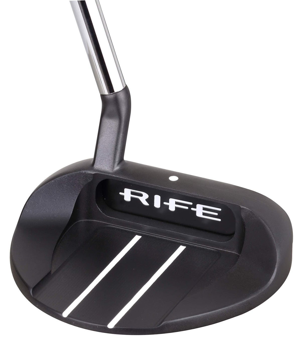 Rife Golf RG4 milled top edge and cavity for precise head weight.