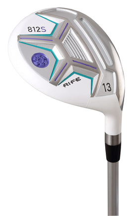 Rife Golf Women's 812s Offset 13 Wood face delivers consistent ball flight
