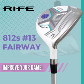 Rife Golf Women's 812s Offset 13 Wood grip provides comfortable control