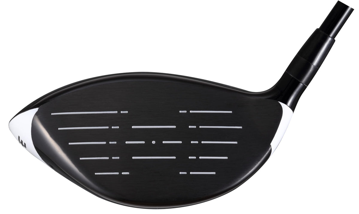 Rife Offset RX7 driver graphite shaft indicates lighter swing weight and smoother tempo