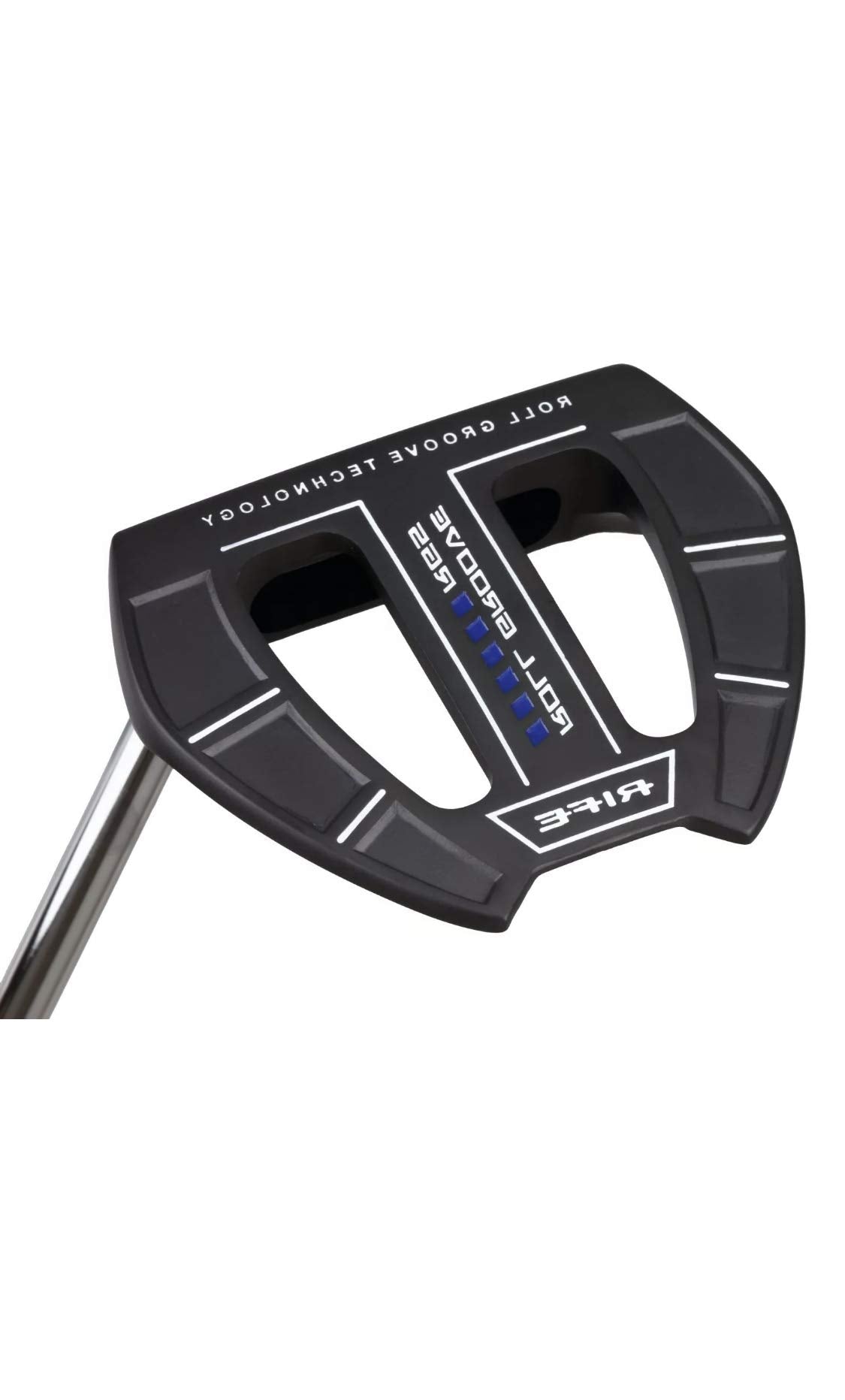 Rife RG5 left handed putter face enhances alignment and feel