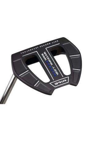 Rife RG5 left handed putter face enhances alignment and feel