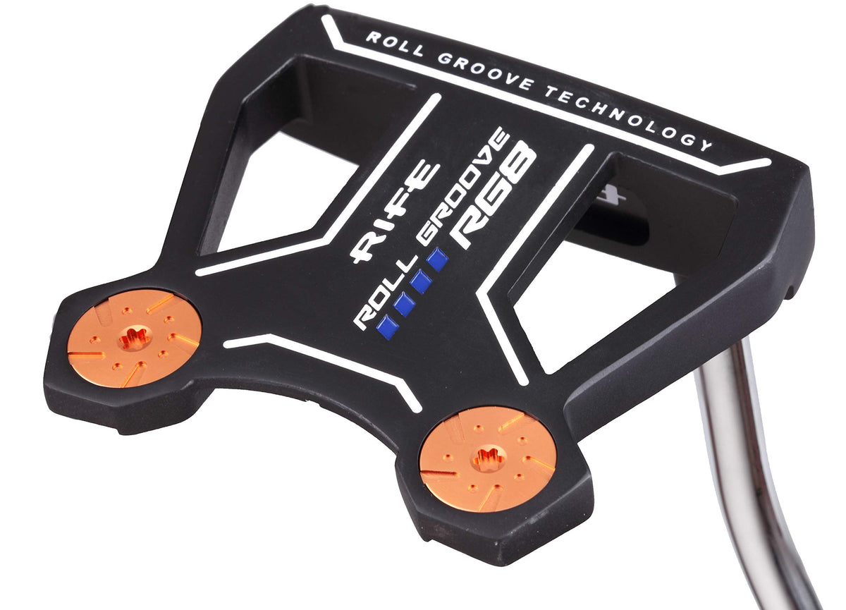 Rife RG8 exotic mallet head with Roll Groove for precise alignment