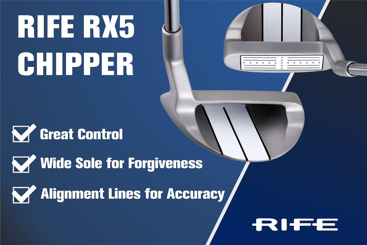 RIFE RX5 Chipper Big Tall XL shaft minimizes twist at impact.