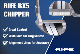 RIFE RX5 Chipper Big Tall XL shaft minimizes twist at impact.
