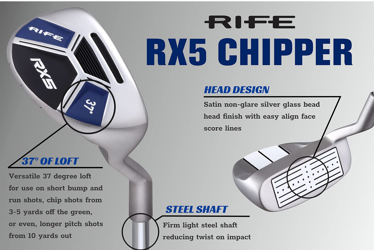 RIFE RX5 Chipper soft rubber grip for comfortable handling
