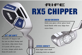 RIFE RX5 Chipper soft rubber grip for comfortable handling