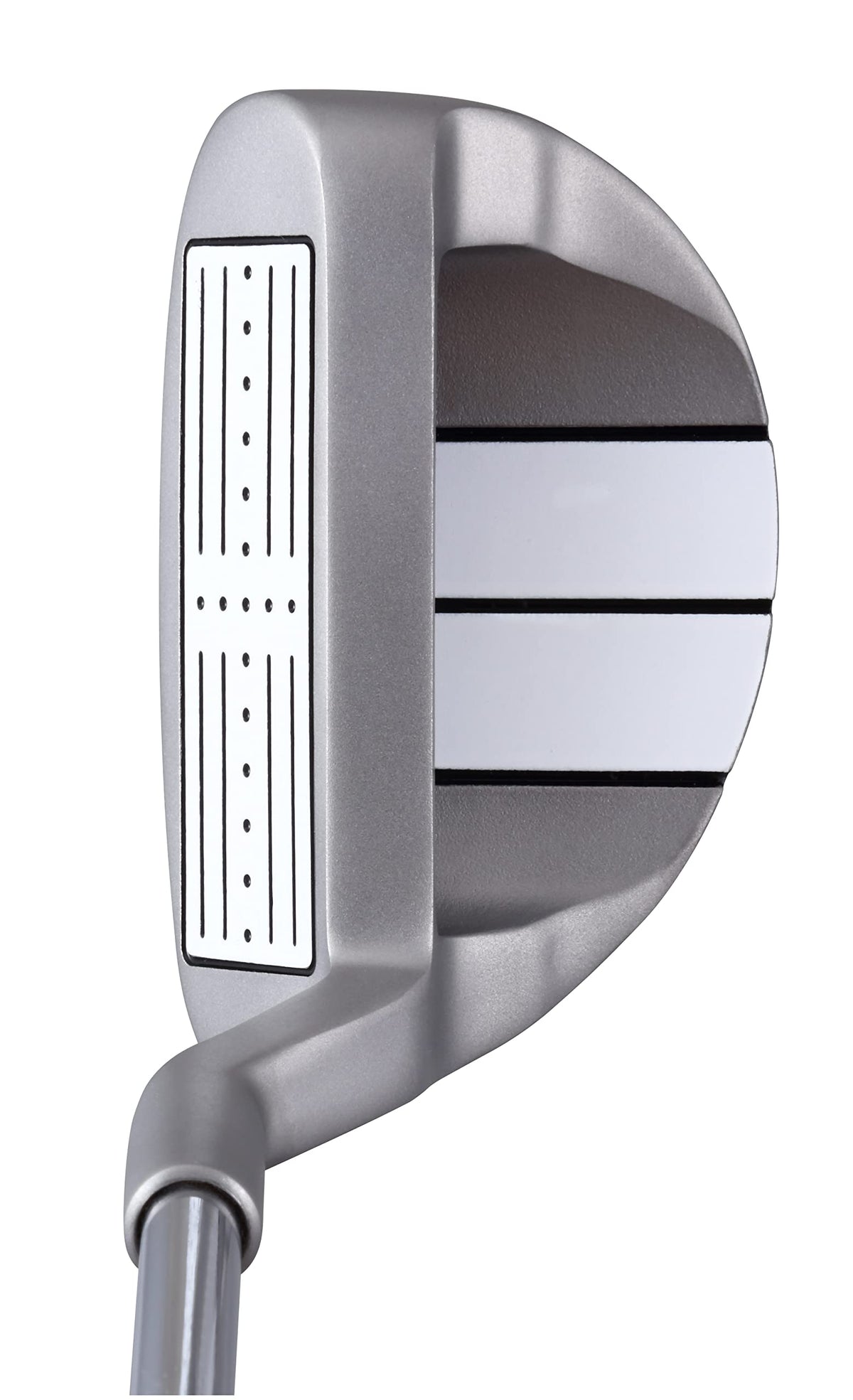 Rife RX5 Chipper satin finish reduces glare for confident aiming on the green.
