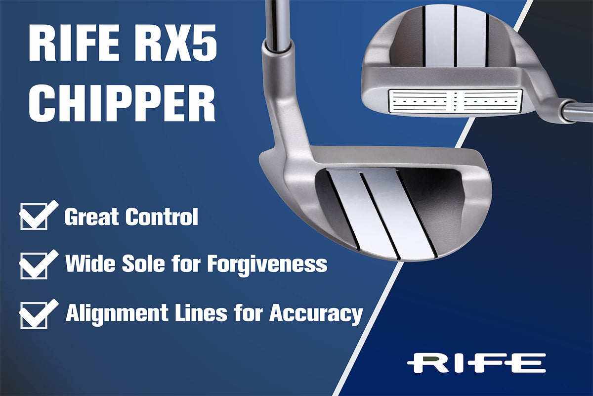 RIFE RX5 Chipper light steel shaft minimizes twist on impact