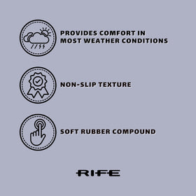 Rife RG16 94-gram weight provides balanced feel on greens