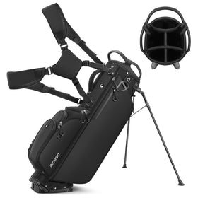 RIOROO 5-Way Stand Bag with full-length dividers keeps clubs organized on the course.