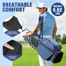 RIOROO adjustable X-shaped straps distribute weight evenly