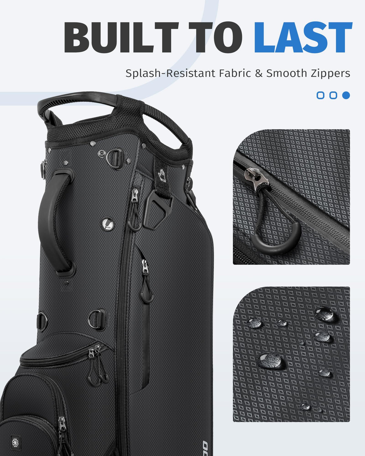 RIOROO airflow back cushion for a cool round on warm days.
