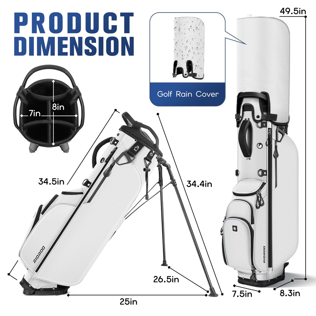 RIOROO compact design suitable for travel and storage.