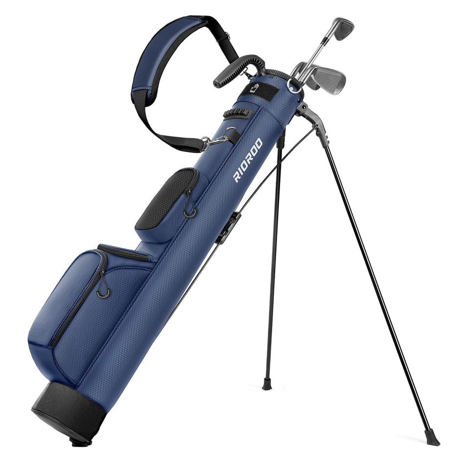 RIOROO golf stand bag features a compact design for easy carrying on the course
