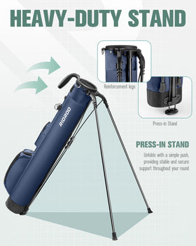 RIOROO bag cooler pocket keeps drinks refreshed on the course