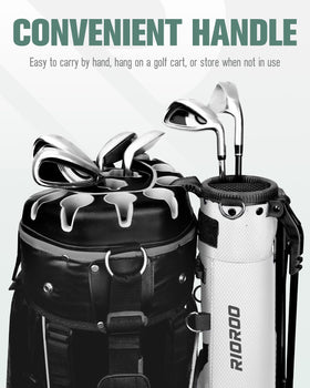 RIOROO adjustable shoulder strap delivers comfortable carrying.