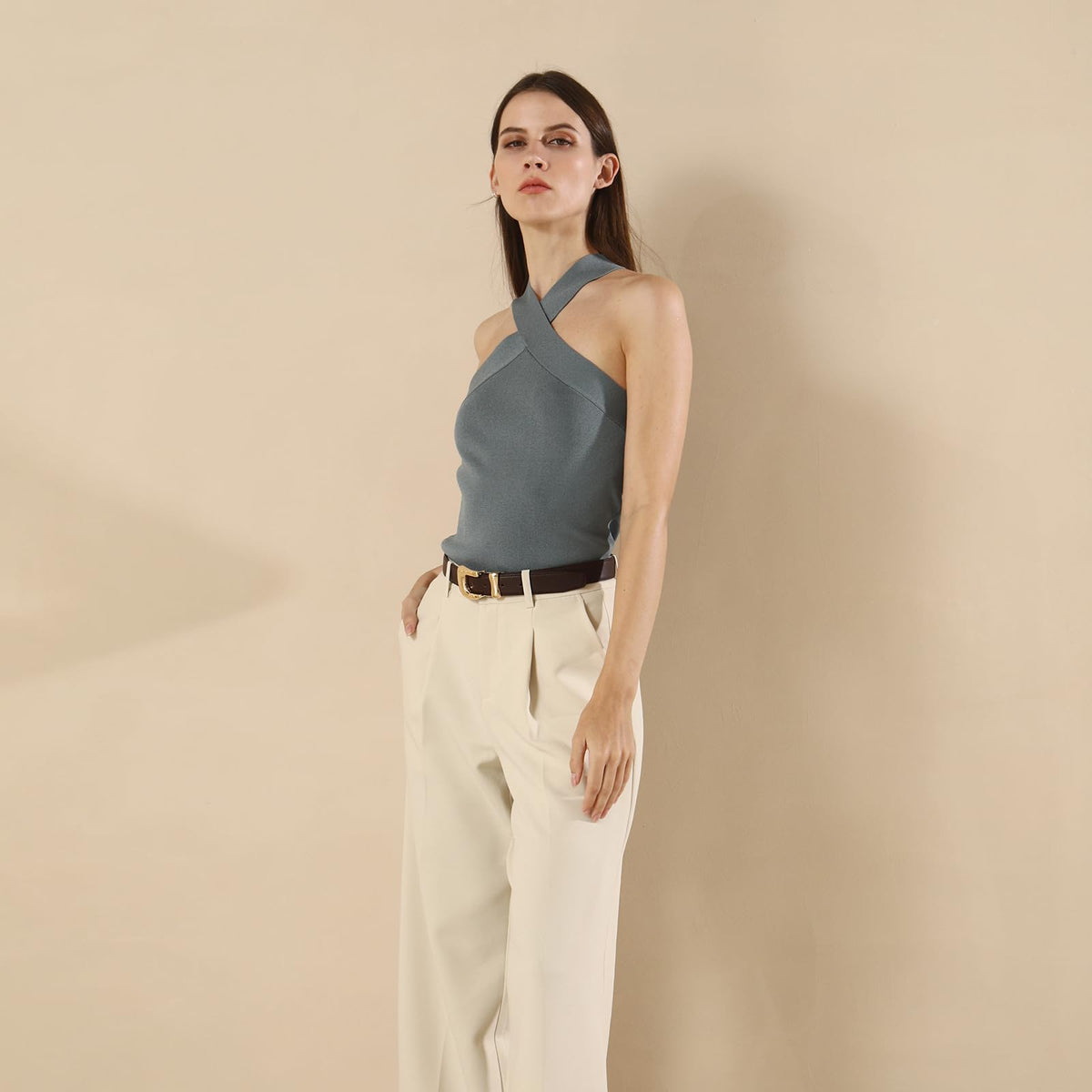 RISANTRY gold buckle finish adds luxe detail to formal and casual wear.