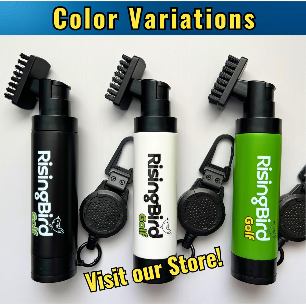 RisingBird golf gift-pack in green for stylish practicality